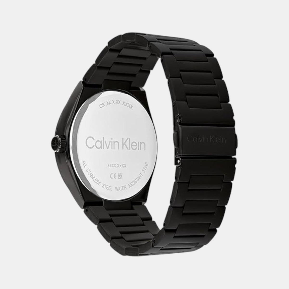 Distinguish Men Quartz Black Dial Multi-Function Stainless Steel Watch 25200490