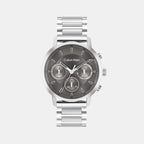 Gauge Men Quartz Grey Dial Multi-Function Stainless Steel Watch 25200493