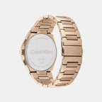 Distinguish Men Quartz Black Dial Multi-Function Stainless Steel Watch 25200506