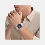 Ck Motion Men Quartz Blue Dial Multi-Function Stainless Steel Watch 25200520