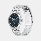 Ck Motion Men Quartz Blue Dial Multi-Function Stainless Steel Watch 25200520