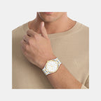 Ck Motion Men Quartz White Dial Multi-Function Stainless Steel Watch 25200533