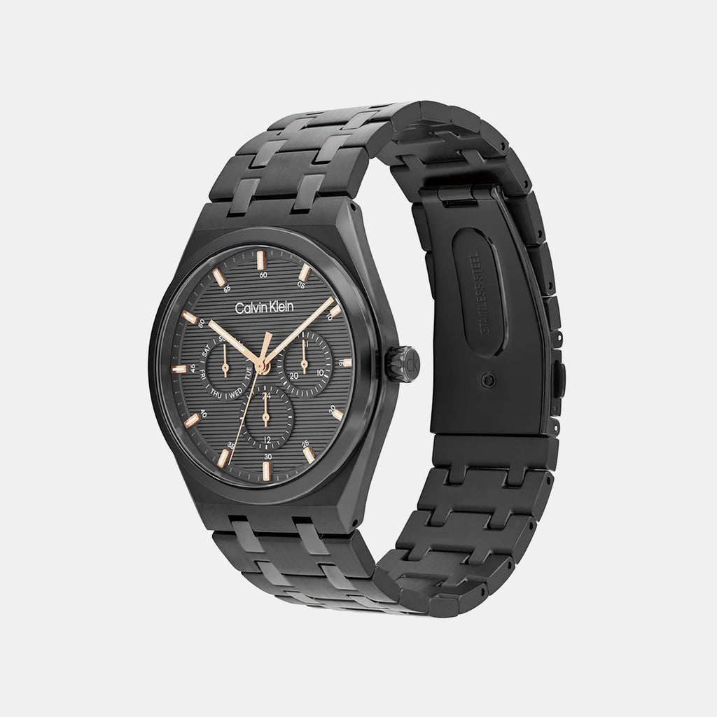 Ck Motion Men Quartz Grey Dial Multi-Function Stainless Steel Watch 25200538