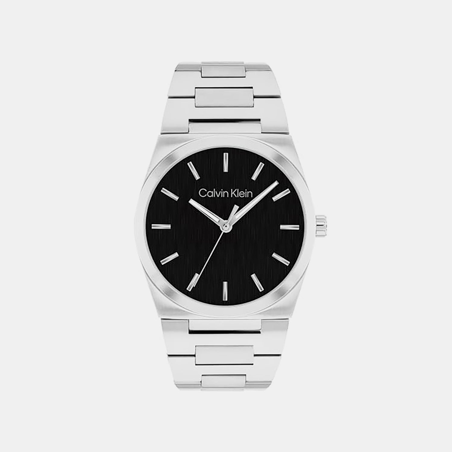 Ck Empower Men Quartz Black Dial Analog Stainless Steel Watch 25200543
