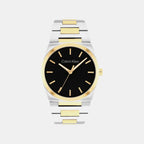 Empower Men Quartz Black Dial Analog Stainless Steel Watch 25200544