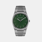 Ck Empower Men Quartz Green Dial Analog Stainless Steel Watch 25200545