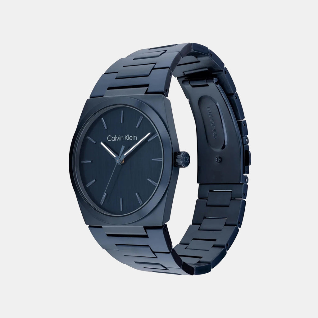 Ck Empower Men Quartz Blue Dial Analog Stainless Steel Watch 25200546
