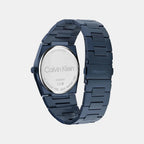 Ck Empower Men Quartz Blue Dial Analog Stainless Steel Watch 25200546