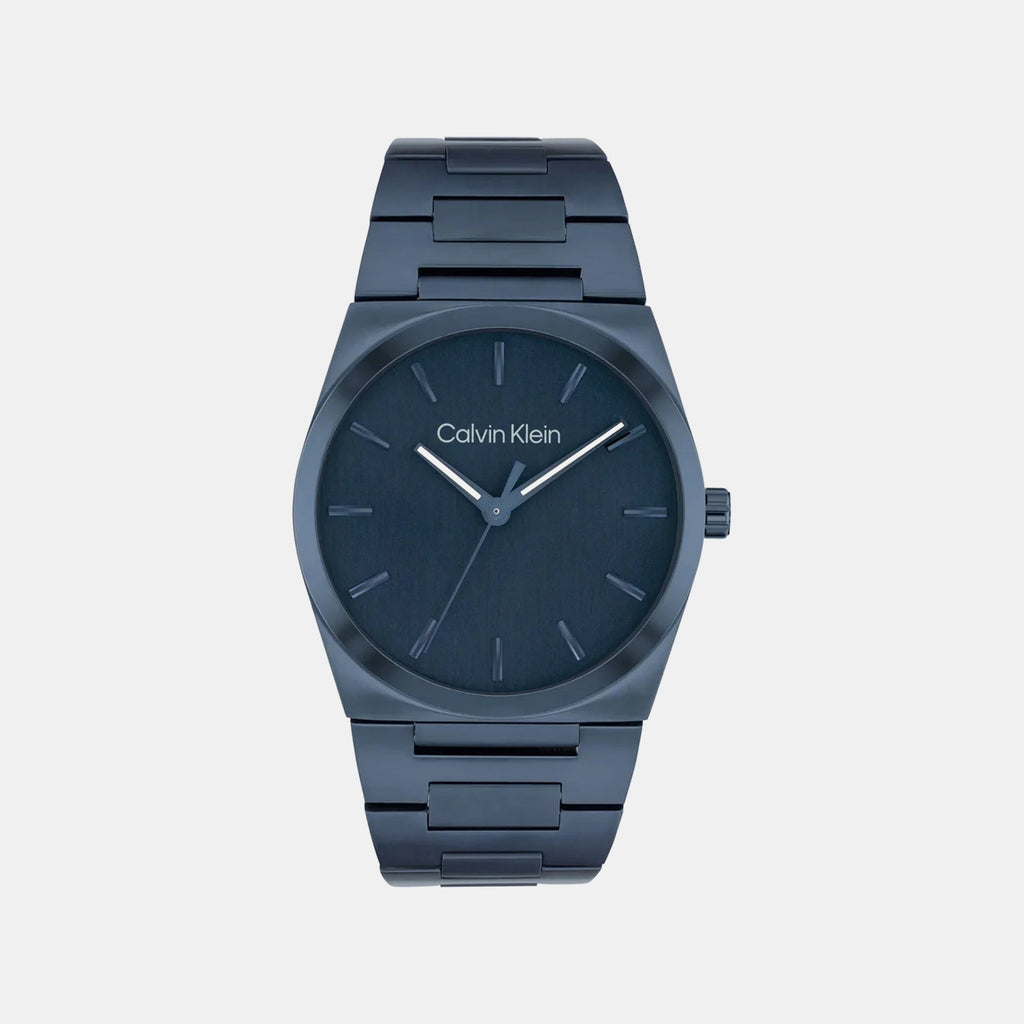 Ck Empower Men Quartz Blue Dial Analog Stainless Steel Watch 25200546