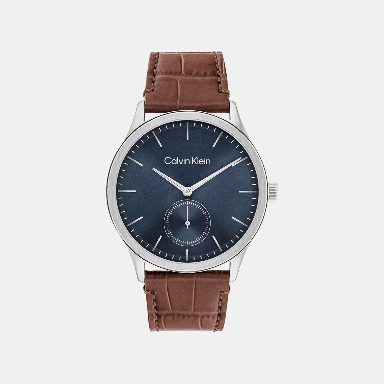 Tailored Men Quartz Blue Dial Analog Leather Watch 25200552