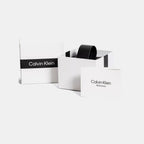 Ck Tailored Men Quartz Silver Dial Analog Leather Watch 25200553