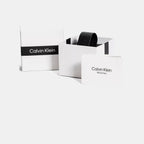 Ck Tailored Men Quartz Black Dial Analog Leather Watch 25200555