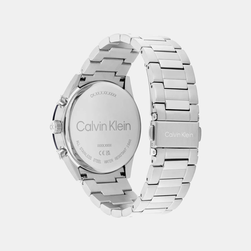 Ck Performance Men Quartz Blue Dial Chronograph Stainless Steel Watch 25200556