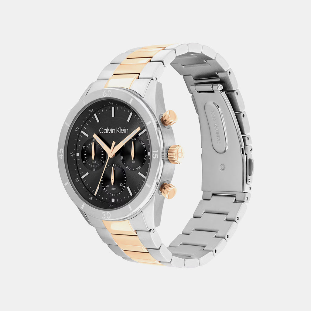 Ck Performance Men Quartz Grey Dial Analog Stainless Steel Watch 25200558