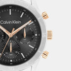 Ck Performance Men Quartz Grey Dial Analog Stainless Steel Watch 25200558