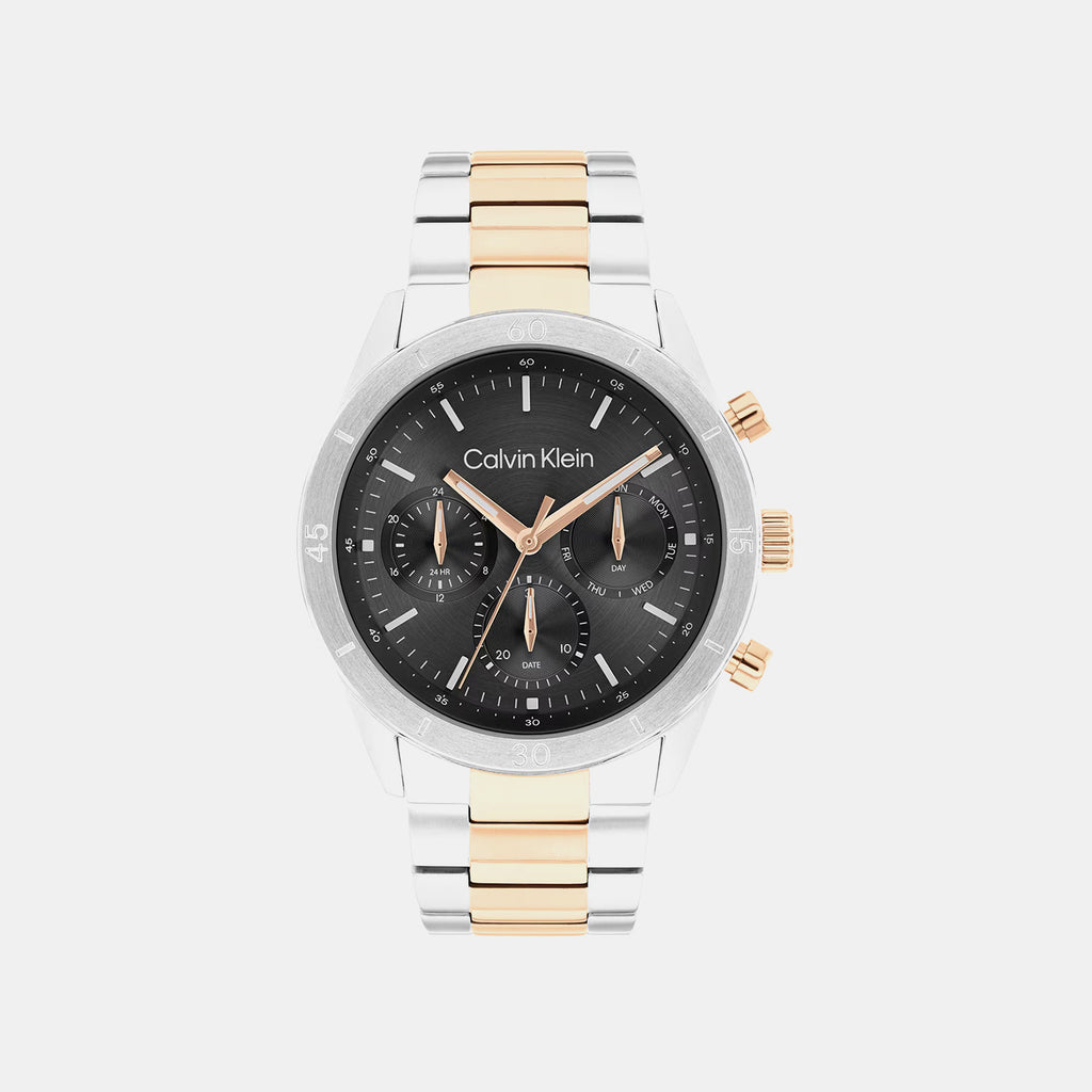 Ck Performance Men Quartz Grey Dial Analog Stainless Steel Watch 25200558