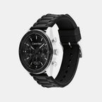 Performance Men Quartz Black Dial Analog Silicone Watch 25200559