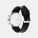 Performance Men Quartz Black Dial Analog Silicone Watch 25200559