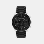 Performance Men Quartz Black Dial Analog Silicone Watch 25200559