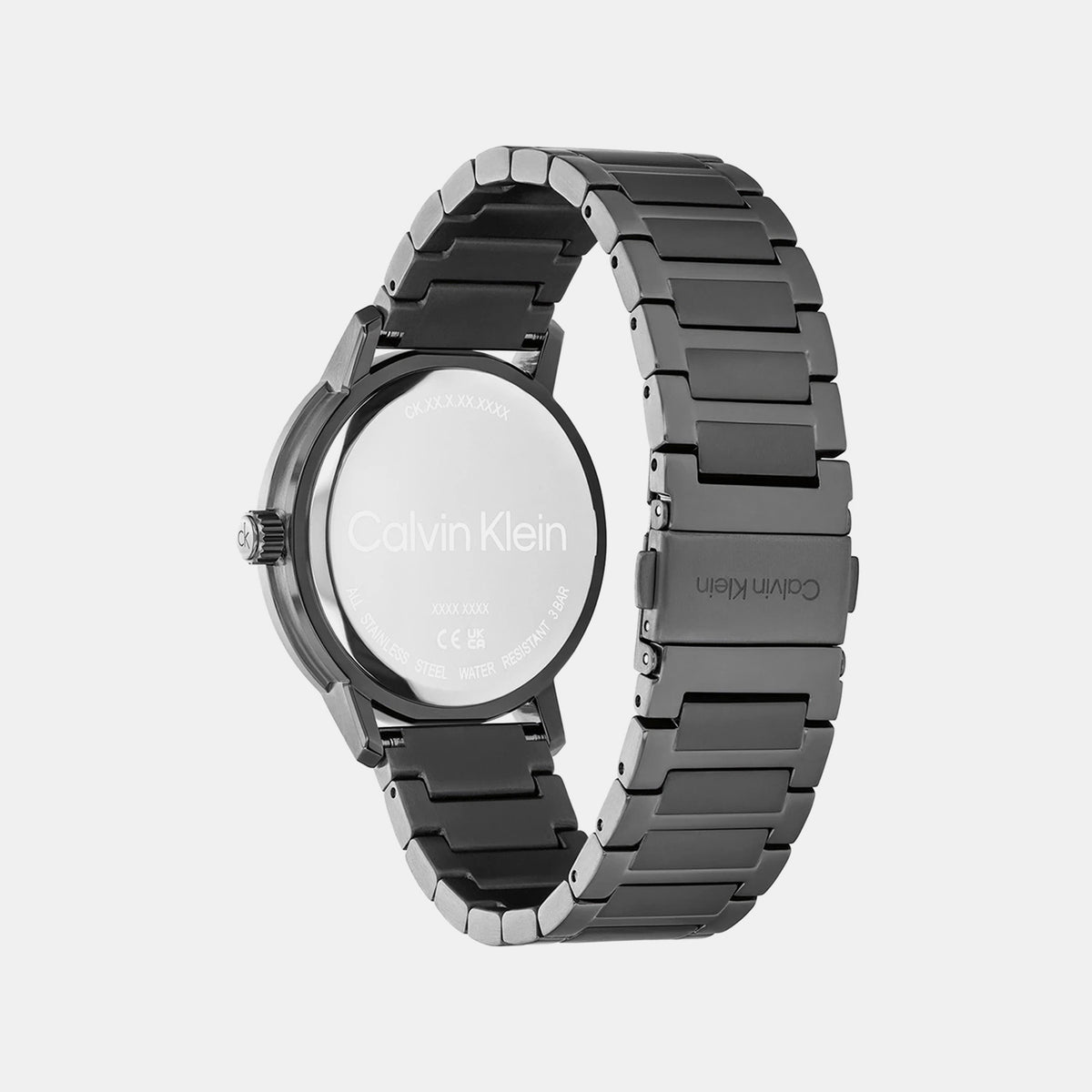 Gauge Men Quartz Black Dial Multi-Function Stainless Steel Watch 25200563