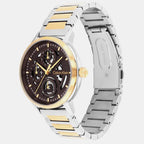 Gauge Men Quartz Brown Dial Multi-Function Stainless Steel Watch 25200564