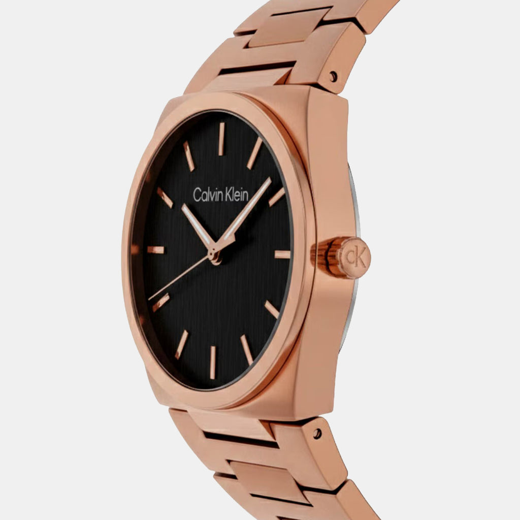 Ck Empower Men Quartz Black Dial Analog Stainless Steel Watch 25200566