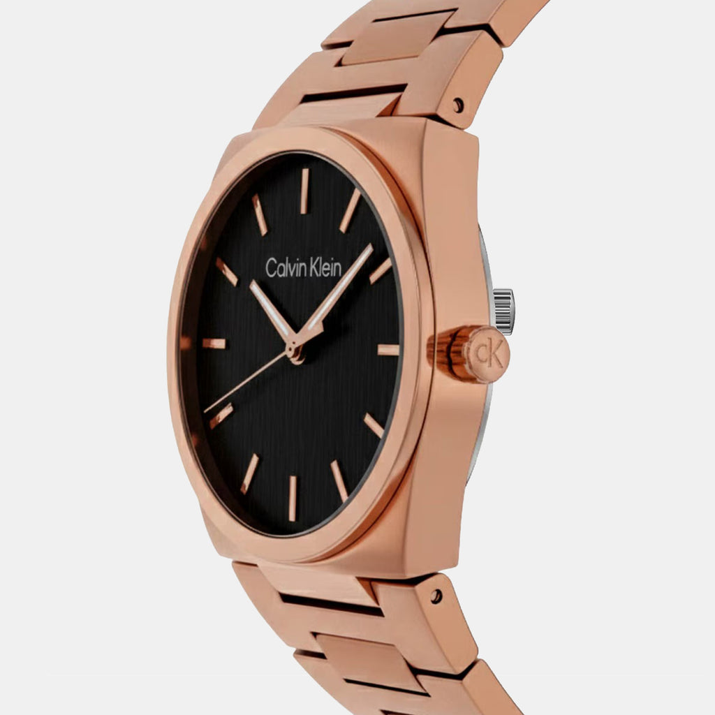 Ck Empower Men Quartz Black Dial Analog Stainless Steel Watch 25200566