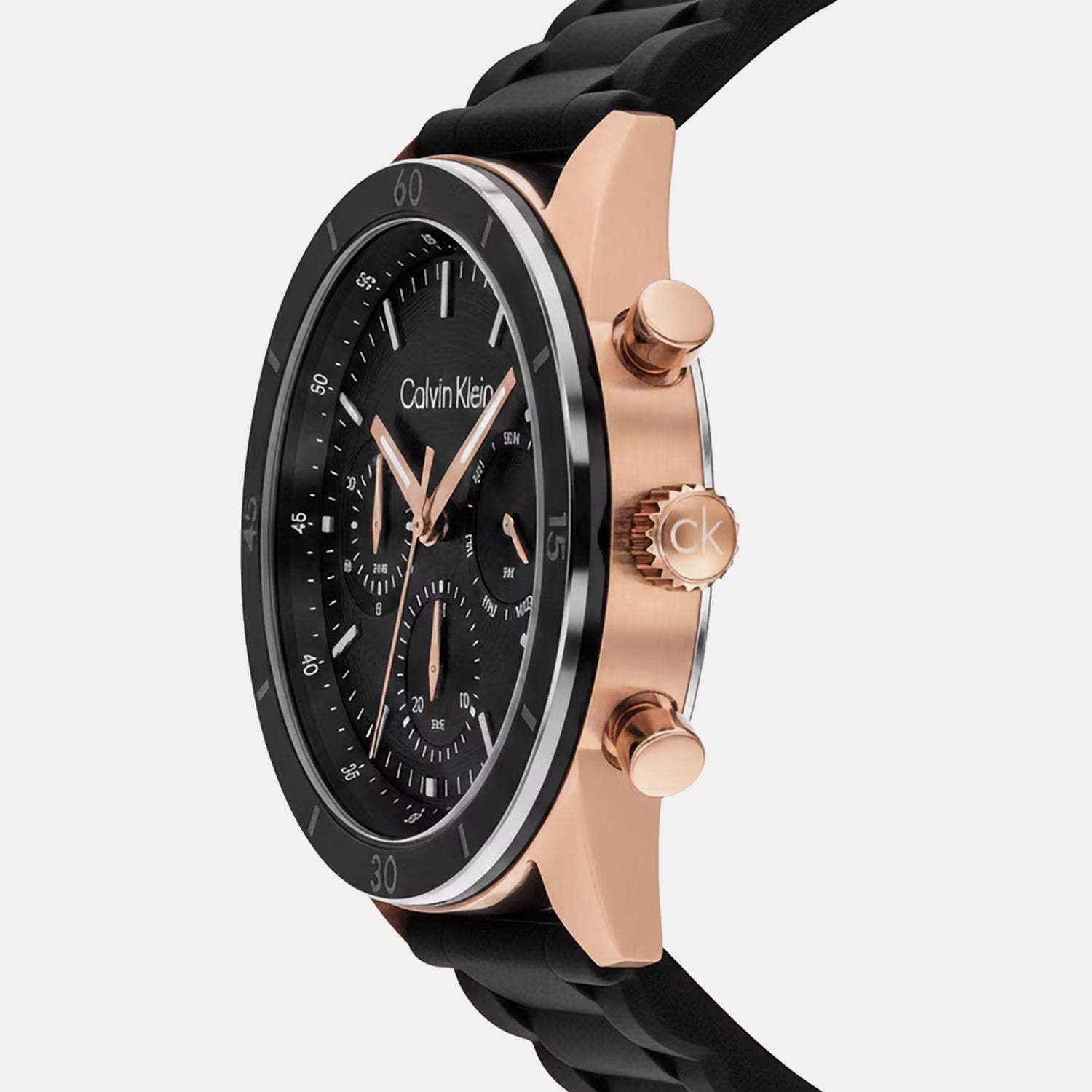 Performance Men Quartz Black Dial Analog Silicone Watch 25200567