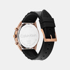 Performance Men Quartz Black Dial Analog Silicone Watch 25200567