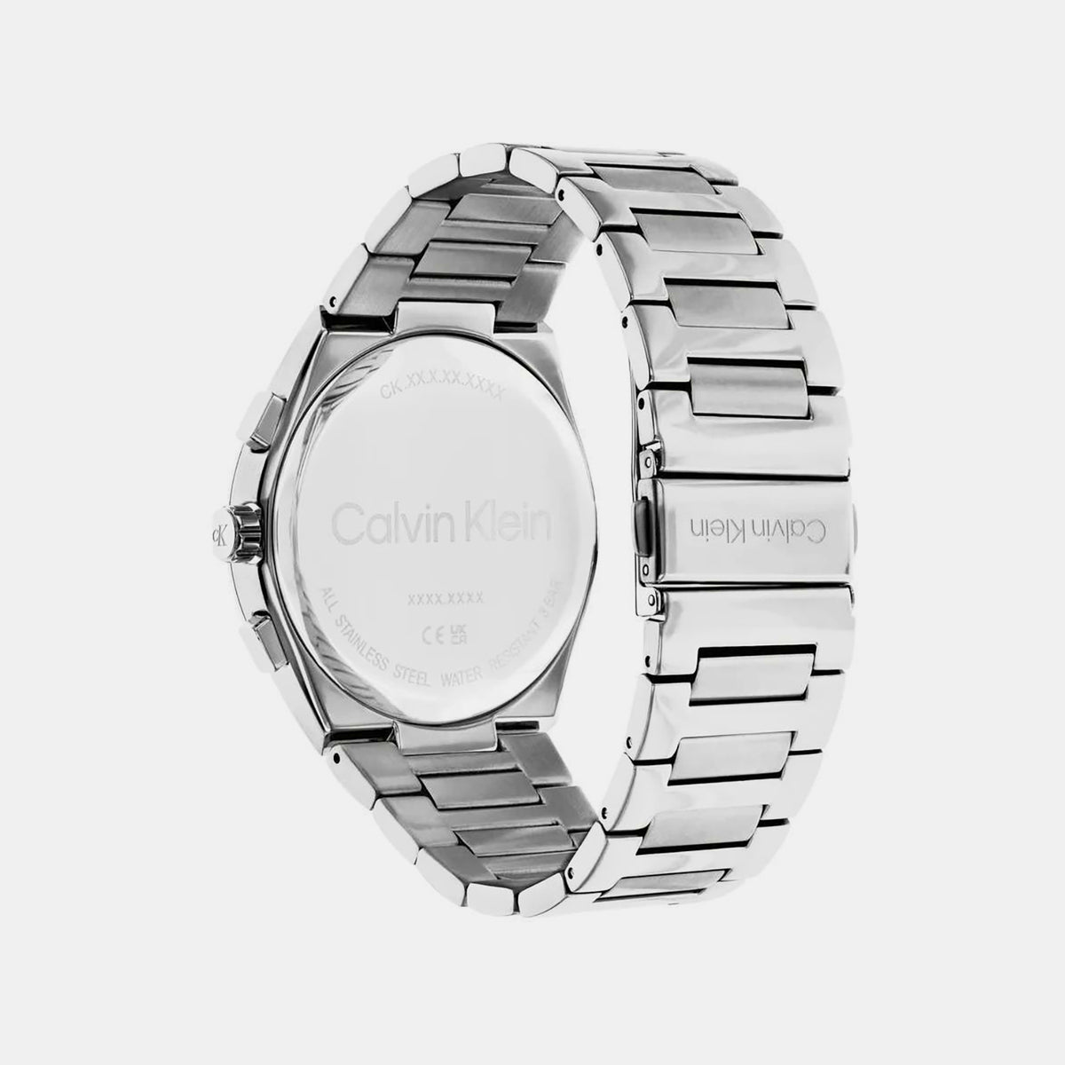 Men Quartz Green Dial Chronograph Stainless Steel Watch 25200572