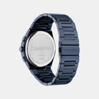 Men Quartz Blue Dial Chronograph Stainless Steel Watch 25200574