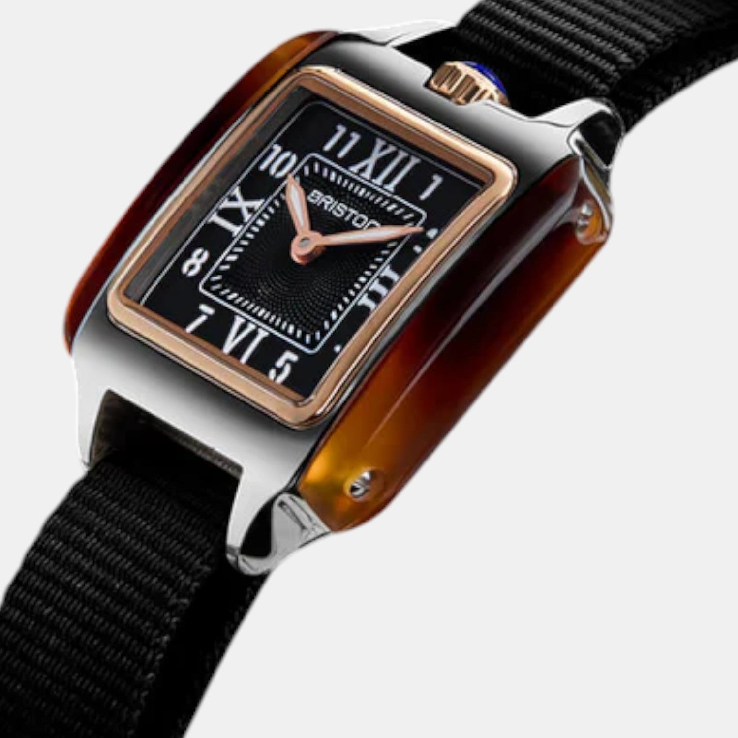 Briston Women Quartz Black Dial Analog Nato Watch 252025.PRA.T.1.NB-2