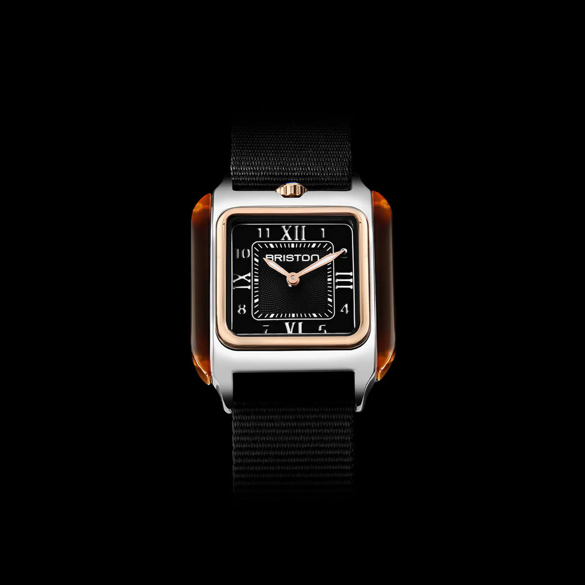 Streamliner Kennedy Women Quartz Black Dial Analog NATO Watch 252030.PRA.T.1.NB