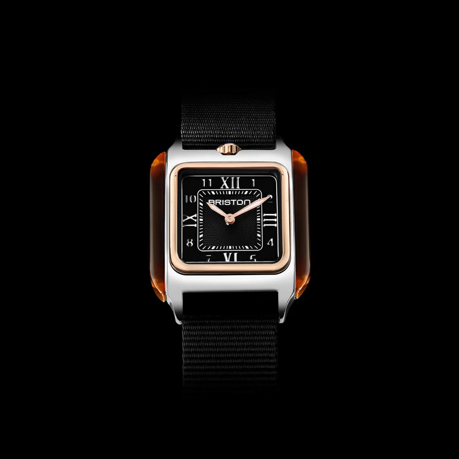 Streamliner Kennedy Women Quartz Black Dial Analog NATO Watch 252030.PRA.T.1.NB
