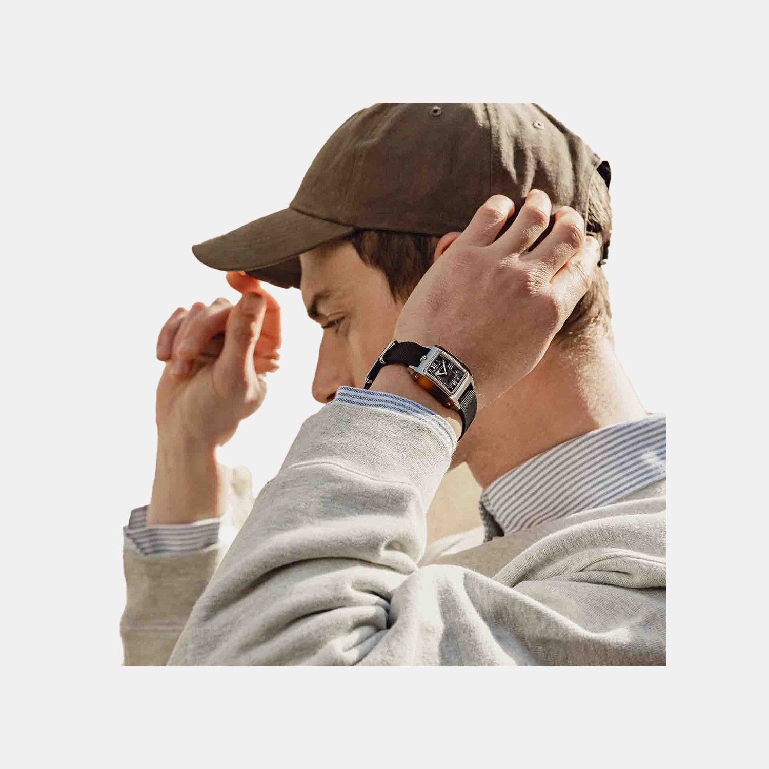 Streamliner Kennedy HM Unisex Quartz Black Dial Analog Nylon Watch 252030.SA.T.1.NB