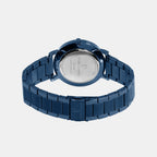 Essential Men Quartz Blue Dial Analog Stainless steel Watch 252G469