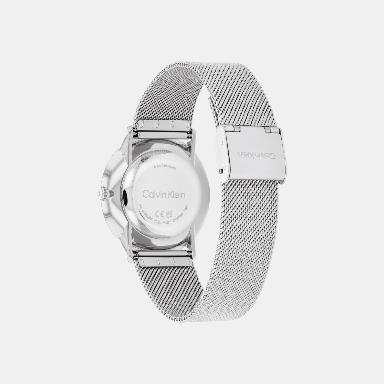 Unisex Quartz Silver Dial Analog Stainless Steel Watch 25300001