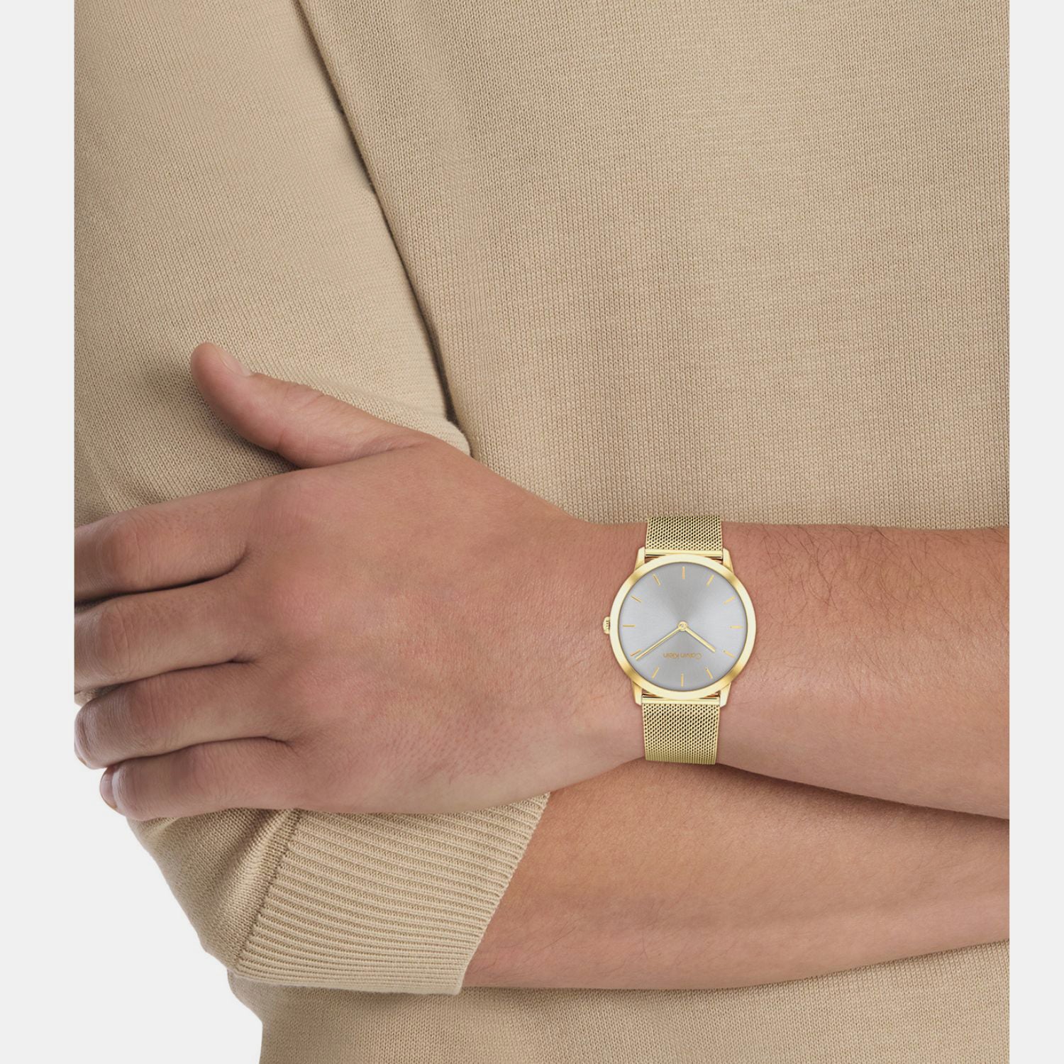 Calvin Klein Stainless Steel Round watch