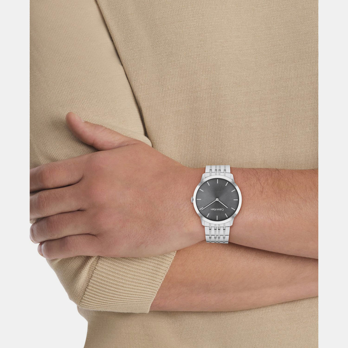 Calvin Klein Stainless Steel Round watch