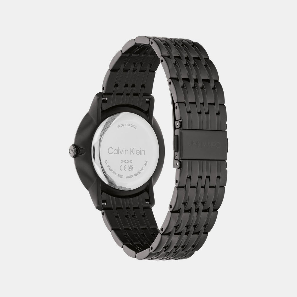 Calvin Klein Unisex Round Black watch