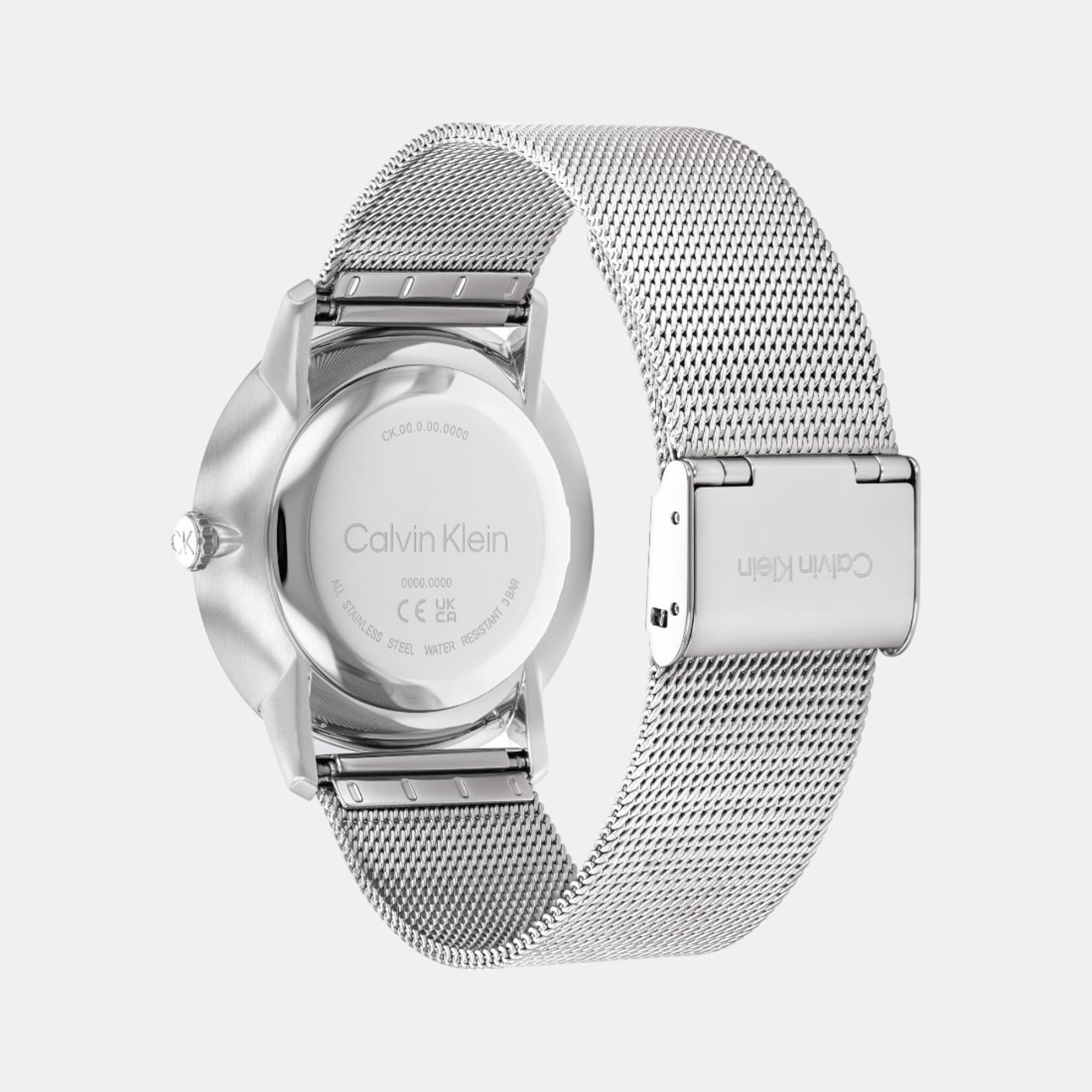 Calvin Klein Unisex Round Blue watch