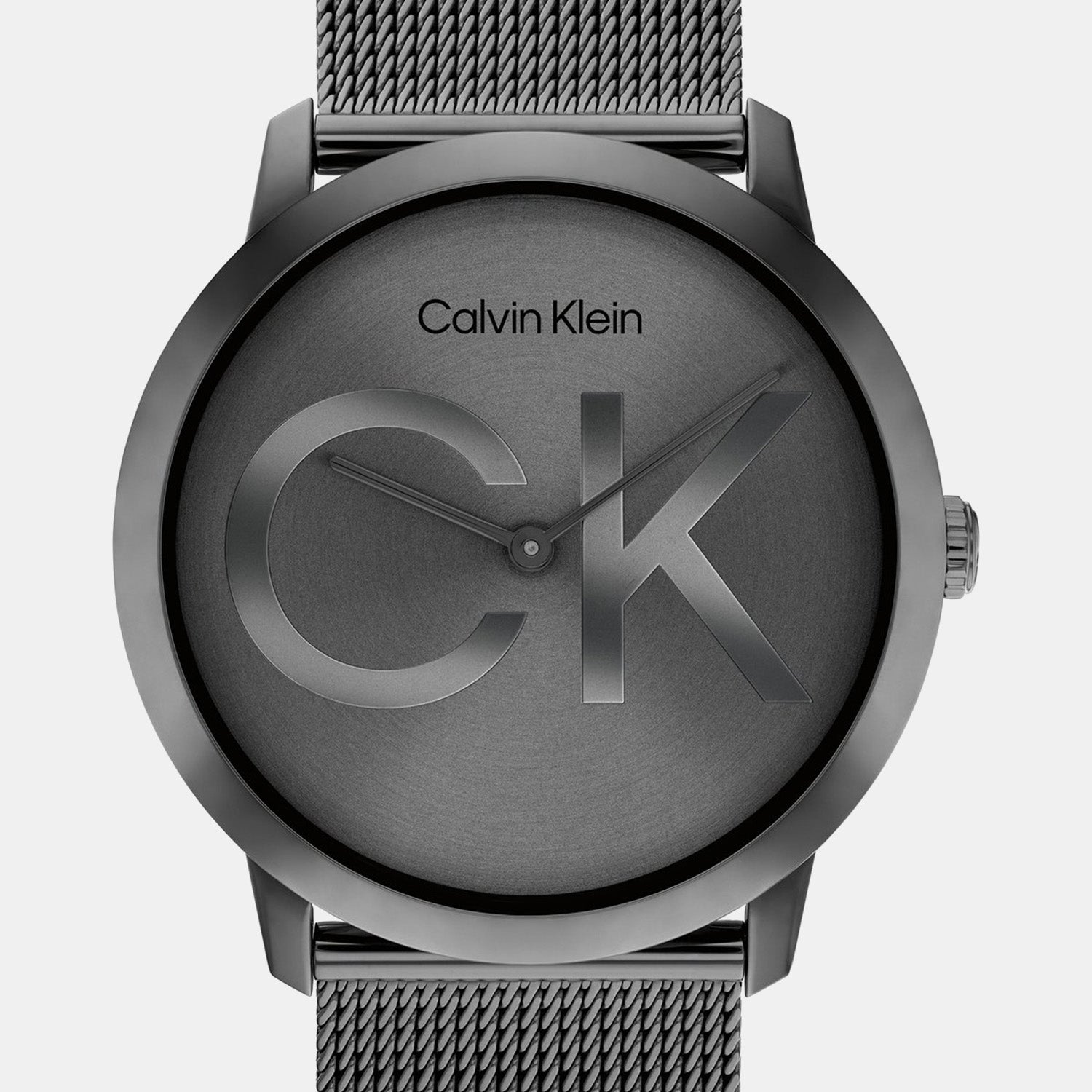 Intrigue Unisex Quartz Grey Dial Analog Mesh Watch 25300011