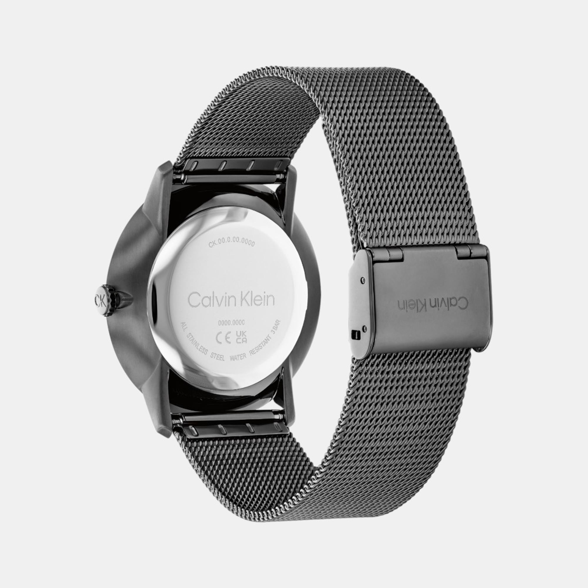 Calvin Klein Unisex Round Grey watch