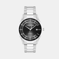 Unisex Automatic Black Dial Analog Stainless Steel Watch 25300021