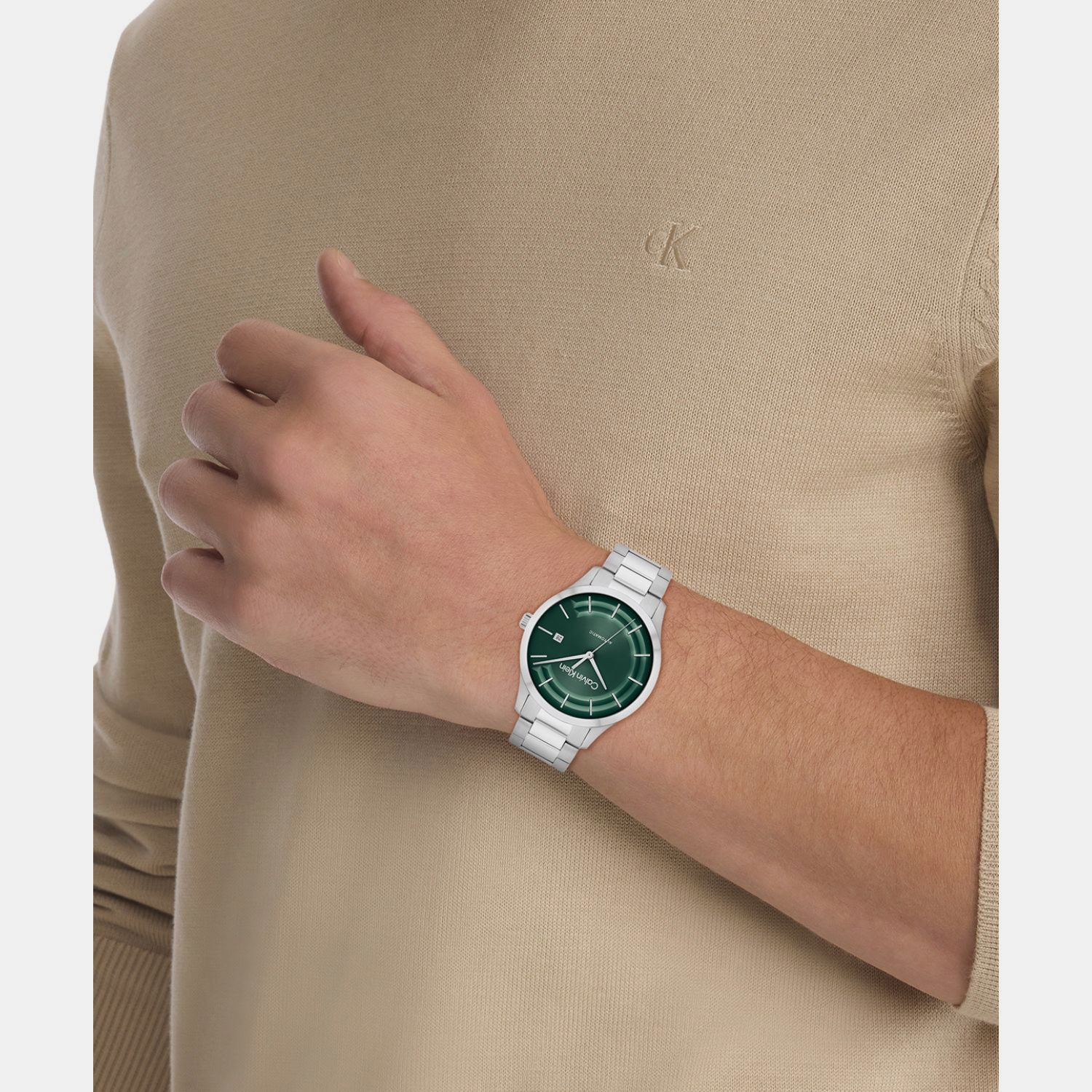 Calvin Klein Stainless Steel Round watch