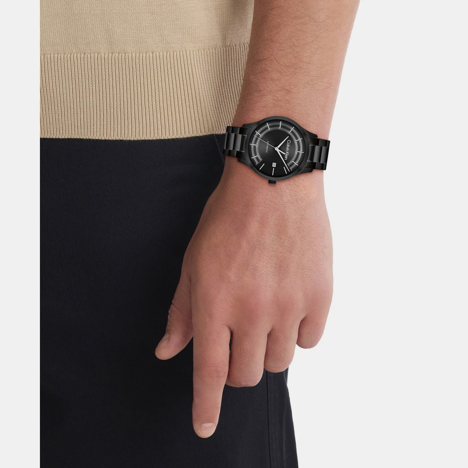 Calvin Klein Stainless Steel Round watch