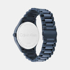 Iconic Men Quartz Blue Dial Analog Stainless Steel Watch 25300026