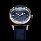 Clubmaster Legend Classic HMS Unisex Automatic Blue Dial Analog Leather Watch 25639.SA.T.15.LANV