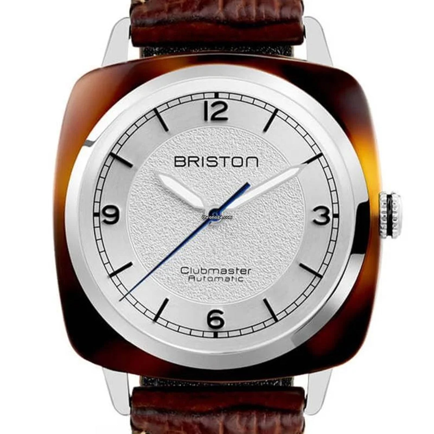 Clubmaster Legend Classic HMS Unisex Automatic White Dial Analog Leather Watch 25639.SA.T.2.LABR