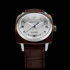 Clubmaster Legend Classic Unisex Automatic White Dial Analog Leather Watch 25739.SA.T.2.LABR